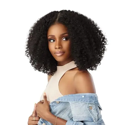 Sensationnel Curls Kinks & Co kinky zigzag curl wig with Y-part HD lace