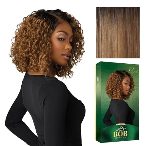 Sensationnel Chicbob lace front lob wig flamboyage blonde