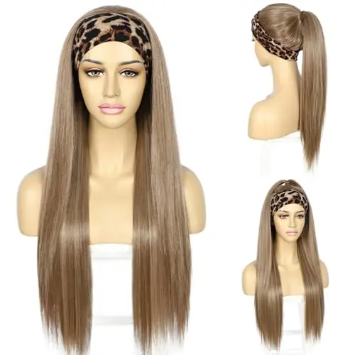 Sapphirewigs straight blonde headband wig