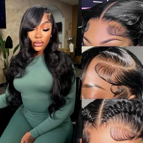 Sungirl 13x6 lace front 30 inch body wave human hair wig