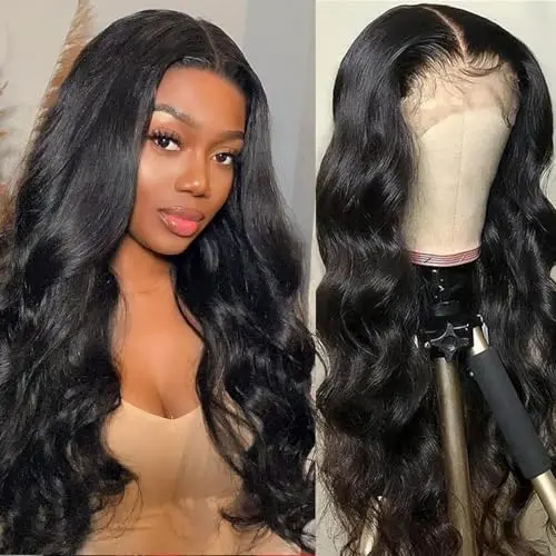 Unvizossa 13x4 body wave HD lace front human hair wig with baby hair and glueless cap