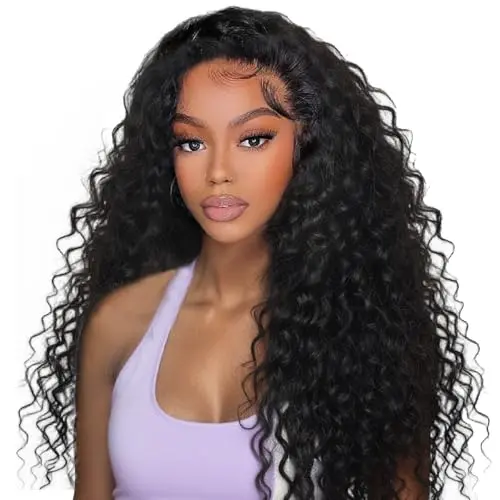 XSY Deep Wave Half Wig - Beginner-Friendly Human Hair