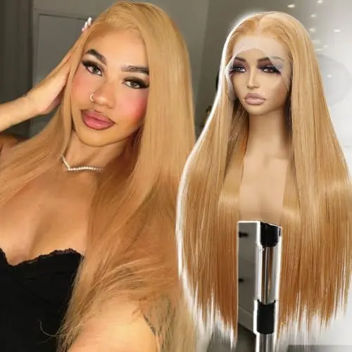Sapphirewigs 26-inch honey blonde lace front wig with 13x6 lace