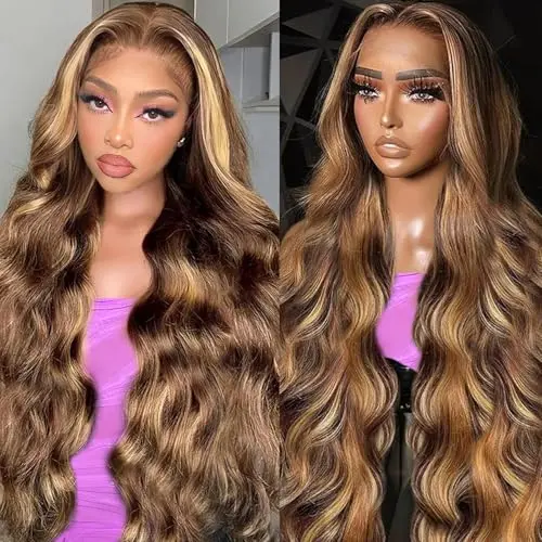 Sungirl 13x6 lace front human hair ombre wig with body wave