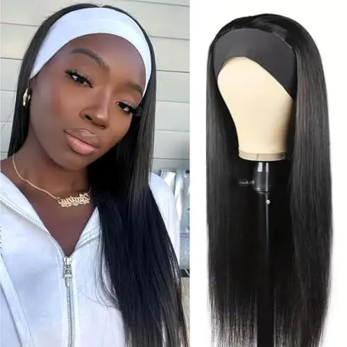 Coshgirl straight headband wig natural colour 18 inch