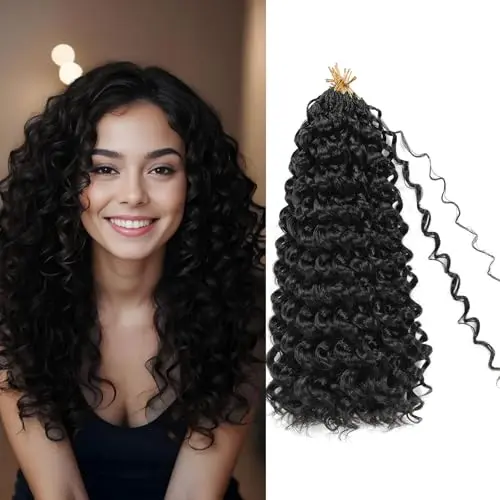 Alaleibaby Pre Looped GoGo Crochet ocean wave hair