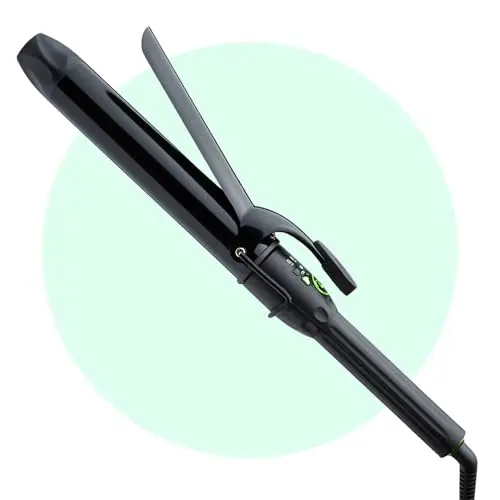 MINT X-Long 1.5 inch ceramic ionic curling iron in black