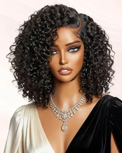 Ebarly Bob Wig Human Hair with Drawstring