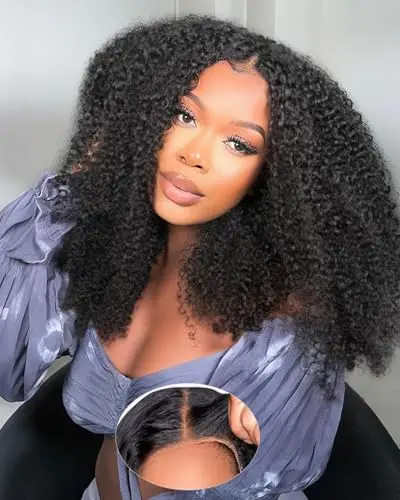 Beluck 6x6 kinky curly wig with defined curls