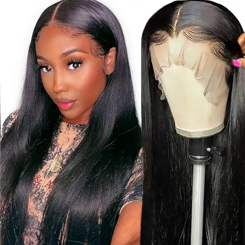 XSY 13x4 straight 18 inch Brazilian virgin human hair lace frontal wig
