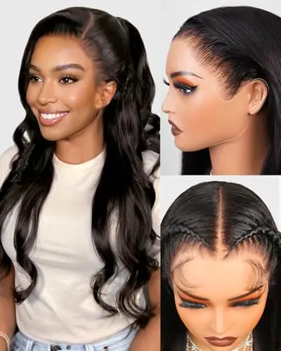 Arabella 13x6 HD lace front wig in natural black