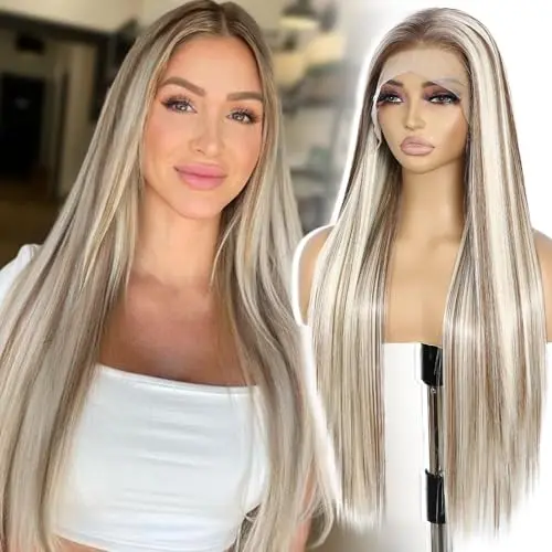 Sapphirewigs Highlight Blonde Lace Front Wig