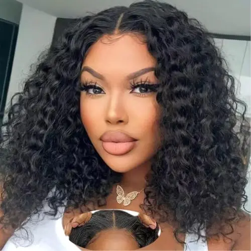Kalomonia 4x4 precut deep wave short wig
