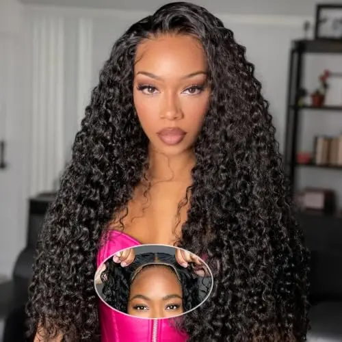 Bellarayine 26 inch deep wave 5x5 lace closure wig
