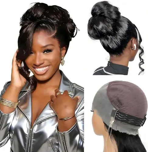 20-inch 360 lace front body wave wig in natural colour by Beluck