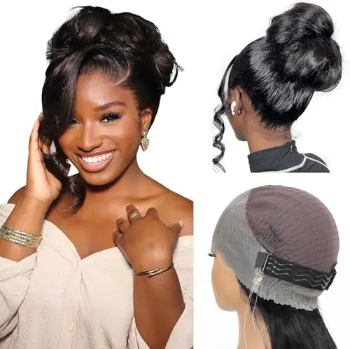Beluck body wave 360 lace front wig in natural colour