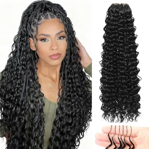 Duoduo Beauty Feather Crochet Hair deep wave